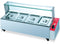 TABLE MODEL BAIN MARIE C/W SNEEZEGUARD - INCLUDES 4 X 1/2 INSERTS+LIDS - cater-care